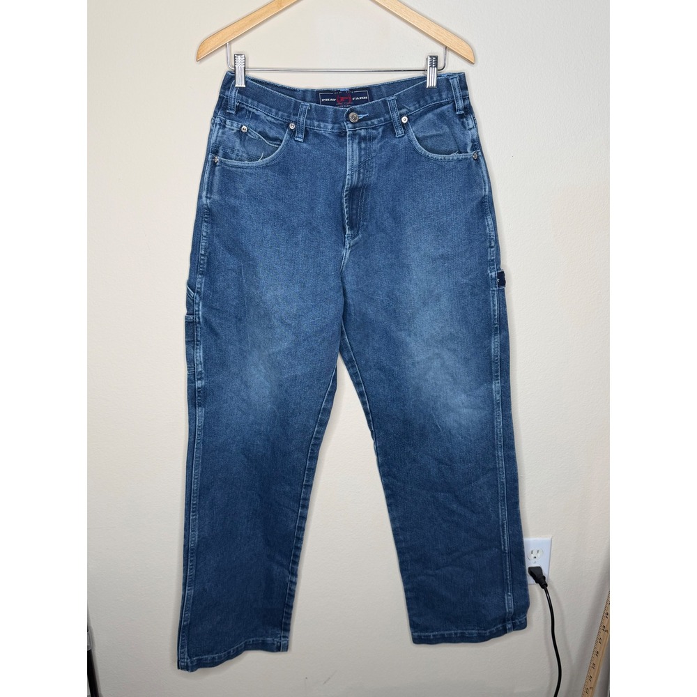 Vintage Phat Farm Fuel Denim Baggy 90's Y2K Hip Hop Jeans Blue Men's 32x32